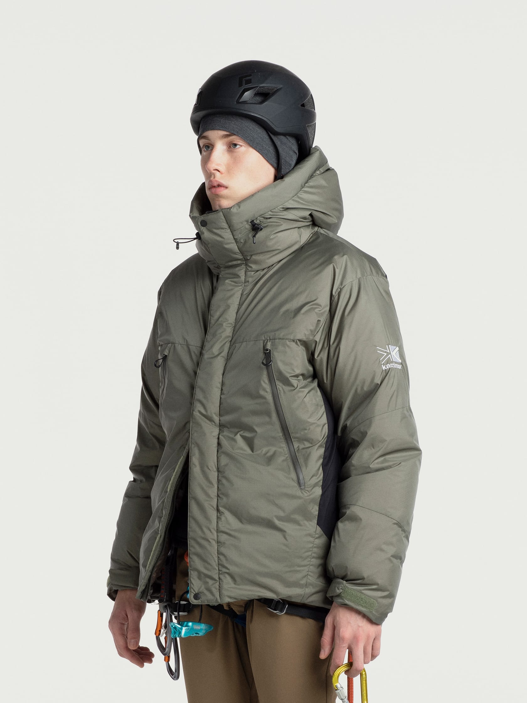 カリマー ネビスパーカー ダウン Nevis Parka ホワイト S アウター