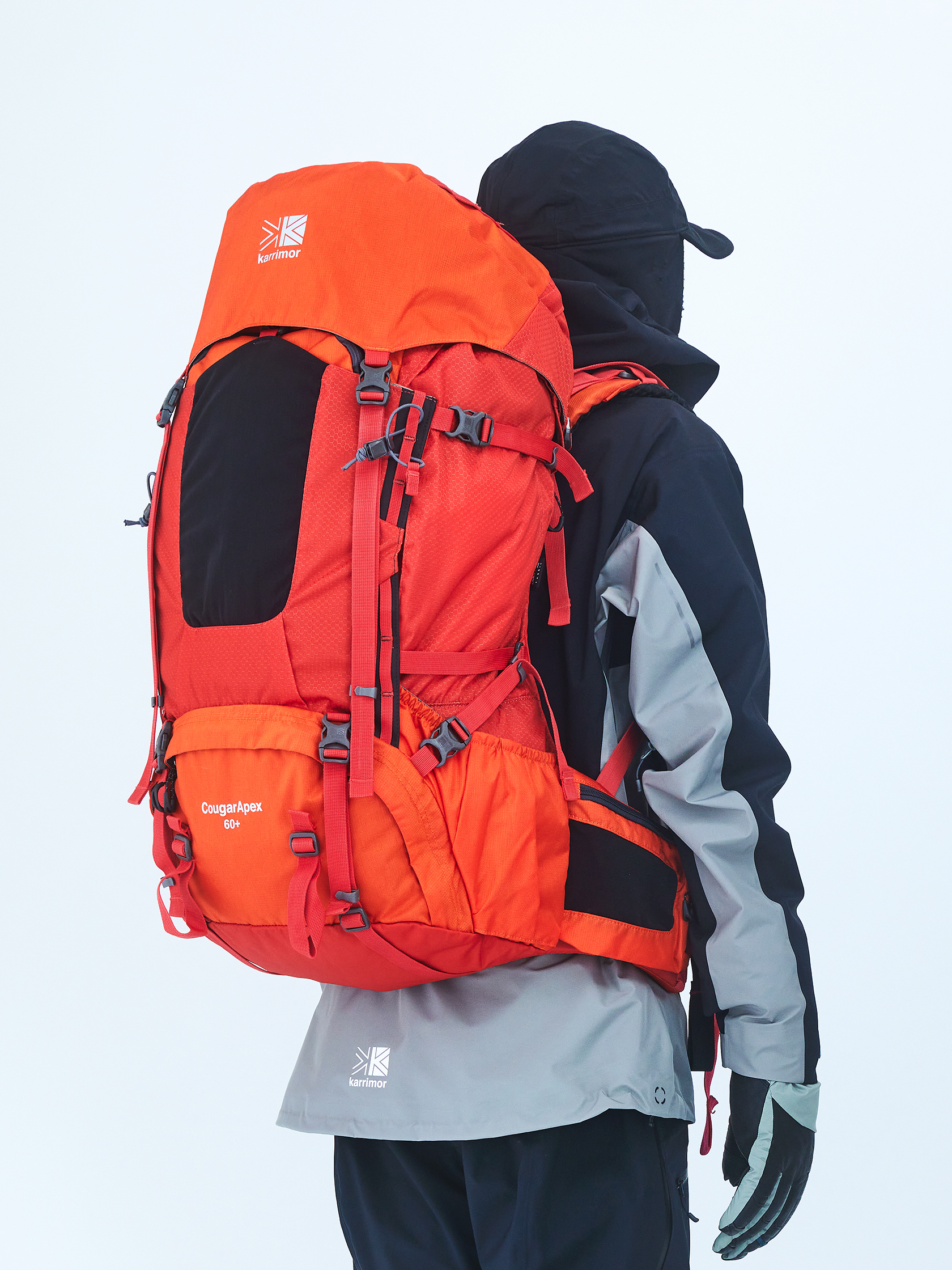 カリマー 登山用リュックサック CougarApex 60+ K.Orange-