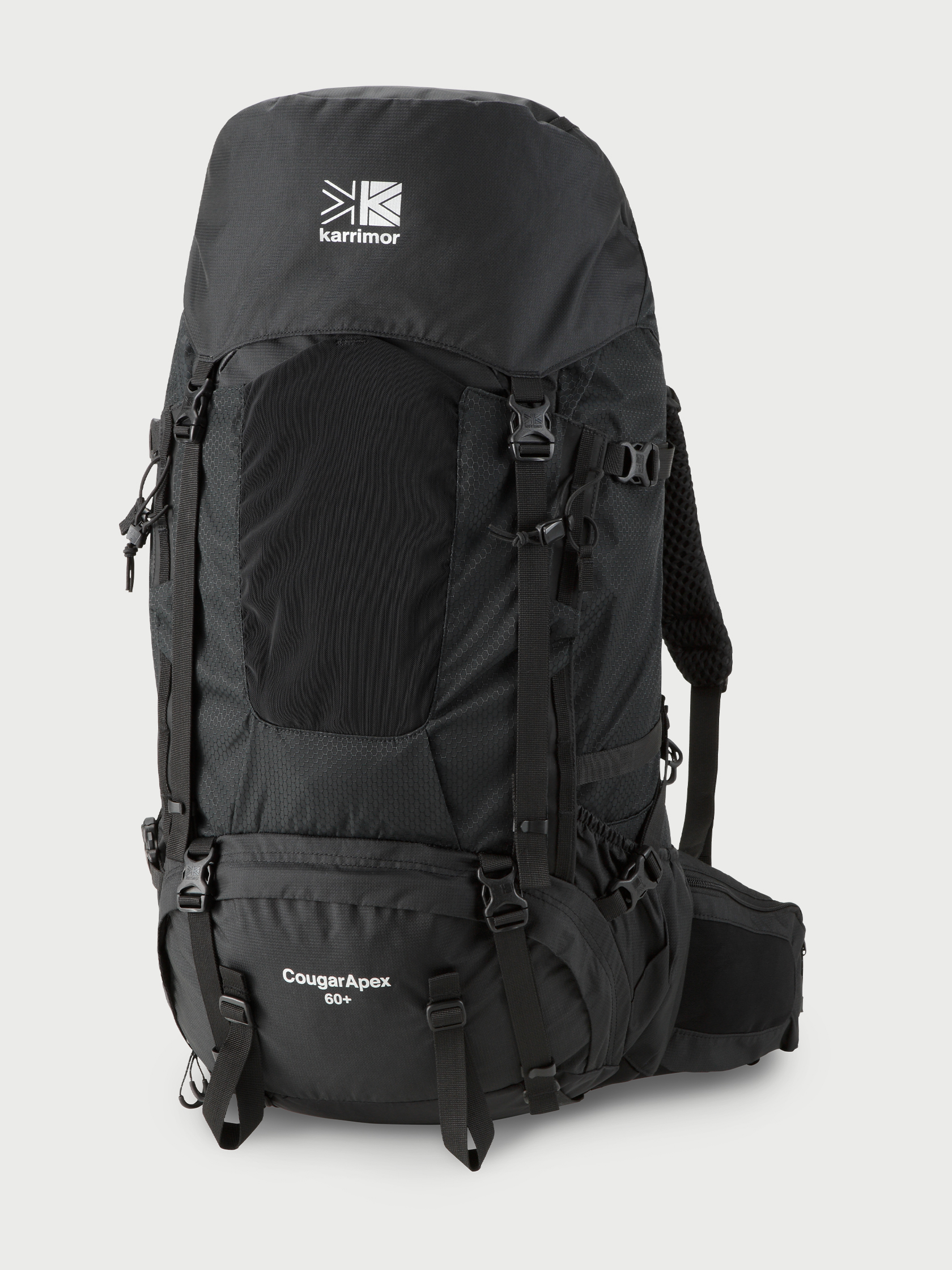 カリマー 登山用リュックサック 大型 CougarApex 60+ Black(ブラック 